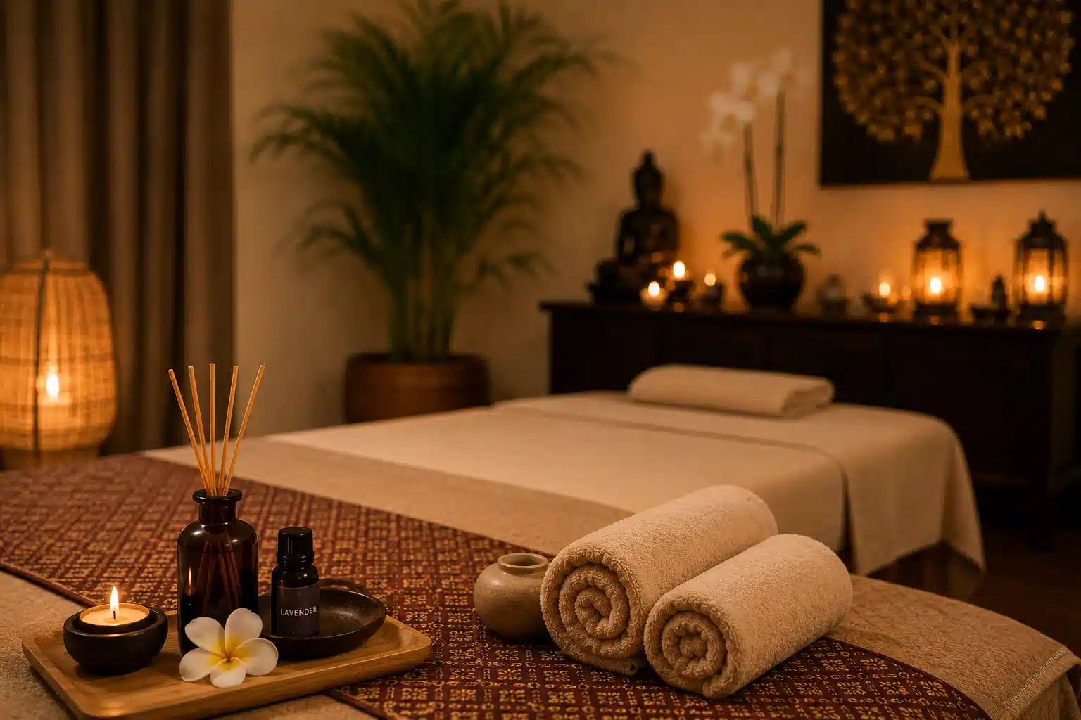 Aromatherapy massage treatment